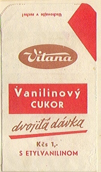 Vanilinový cukor s etylvanilinom