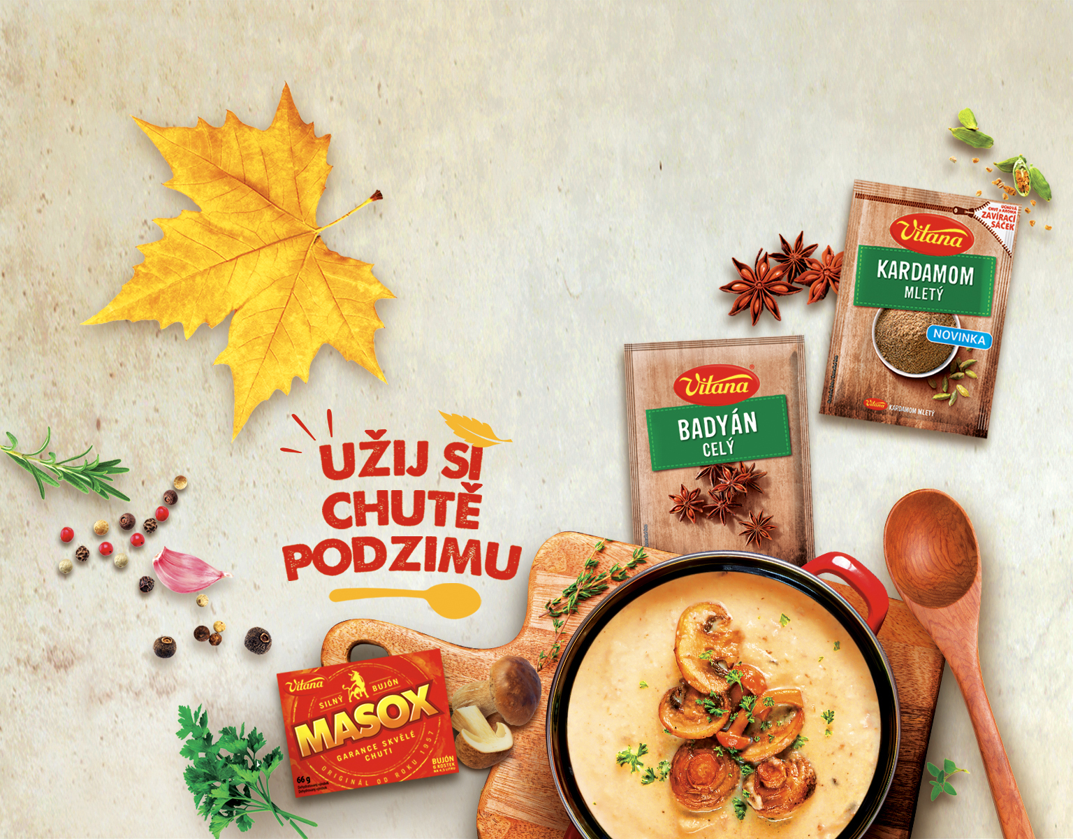 Vitana podzim (bujon+koření+polévka) 2025