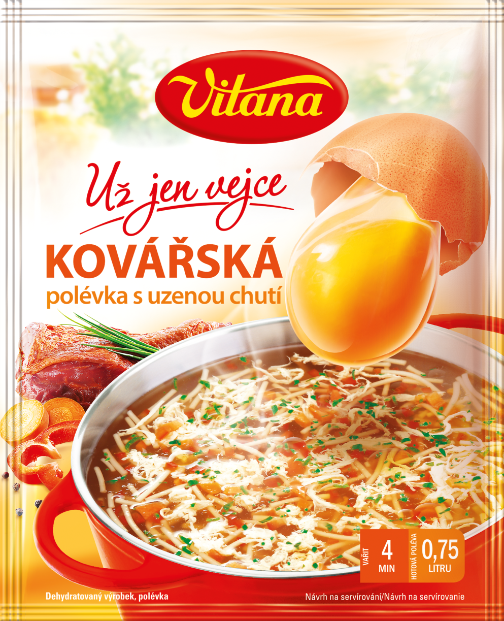 Už jen vejce Kovářská uzená polévka