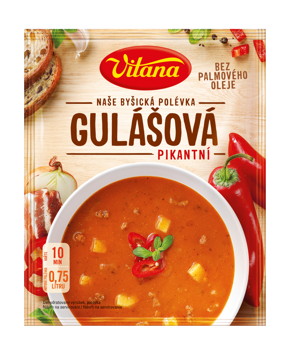 Gulášová pikantní polévka