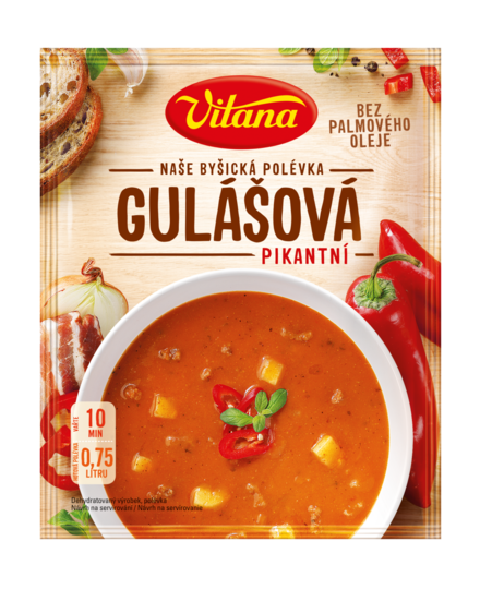 Gulášová pikantní polévka