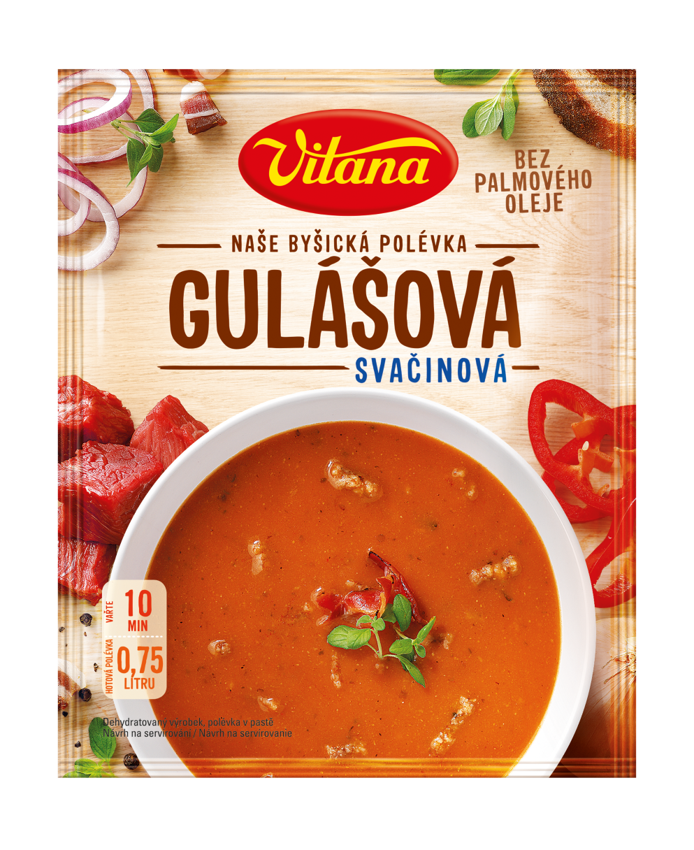 Gulášová svačinová polévka
