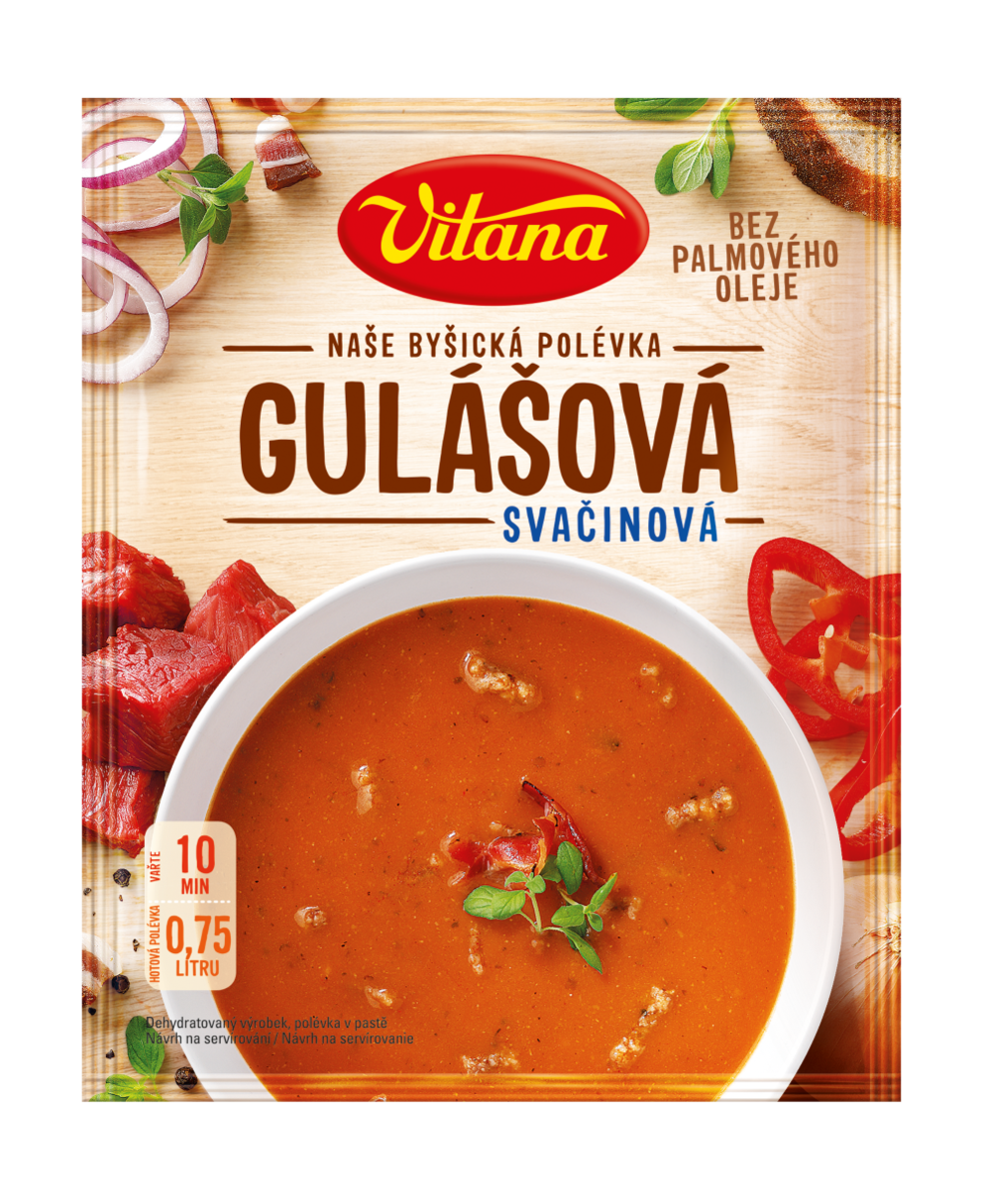 Gulášová svačinová polévka