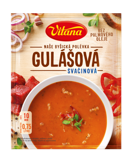 Gulášová svačinová polévka
