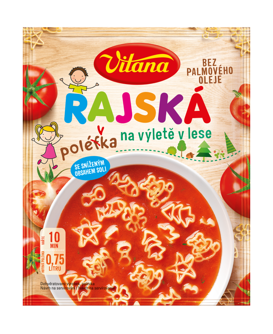 Rajská na výletě v lese