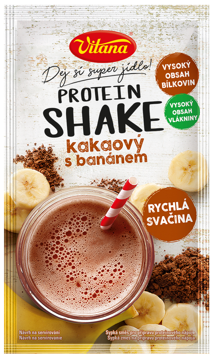 Protein shake kakaový s banánem