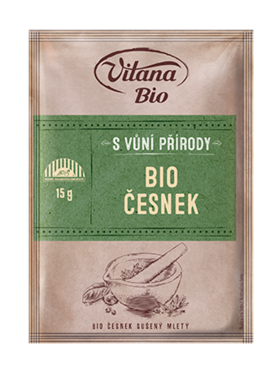 BIO Česnek sušený