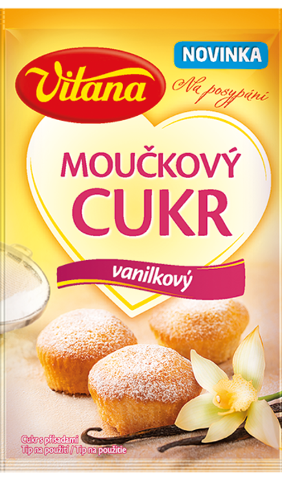 Moučkový cukr s vanilkou