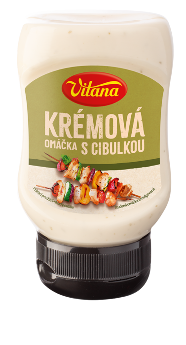 Krémová omáčka s cibulkou