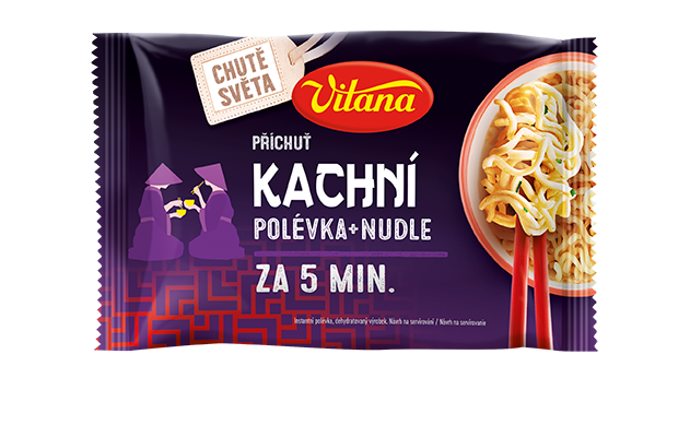 Nudle s kachní příchutí