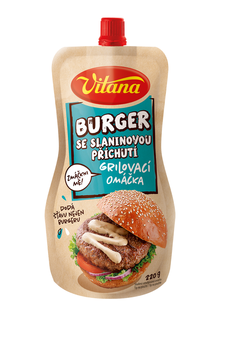 Burger se slaninovou příchutí