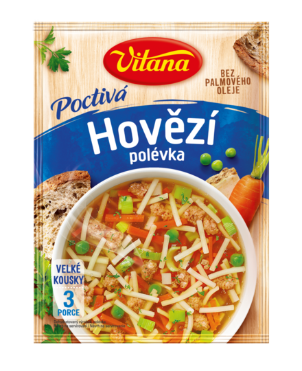 Poctivá hovězí polévka