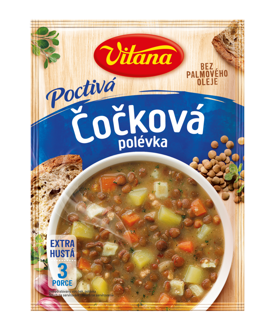 Poctivá čočková polévka