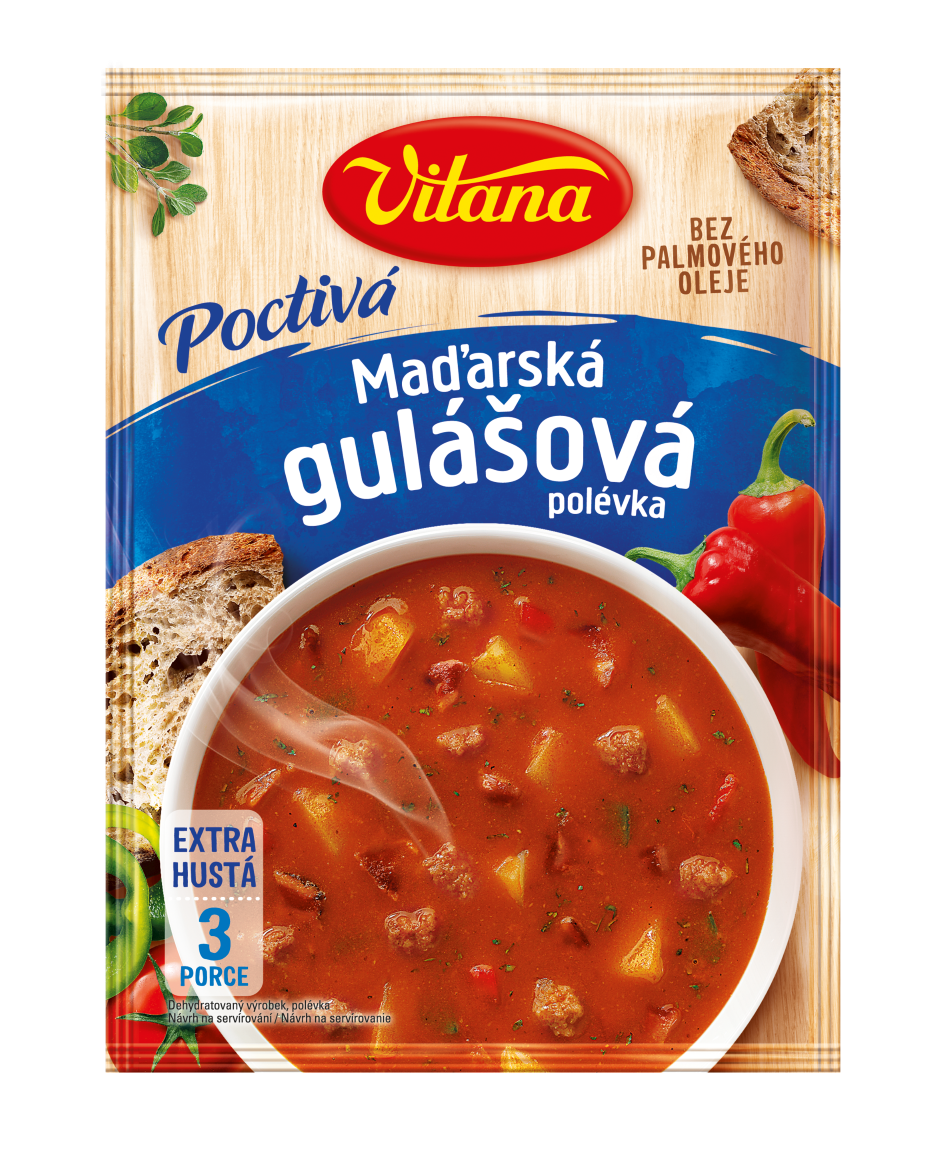 Poctivá maďarská gulášová polévka