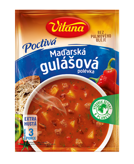 Poctivá maďarská gulášová polévka