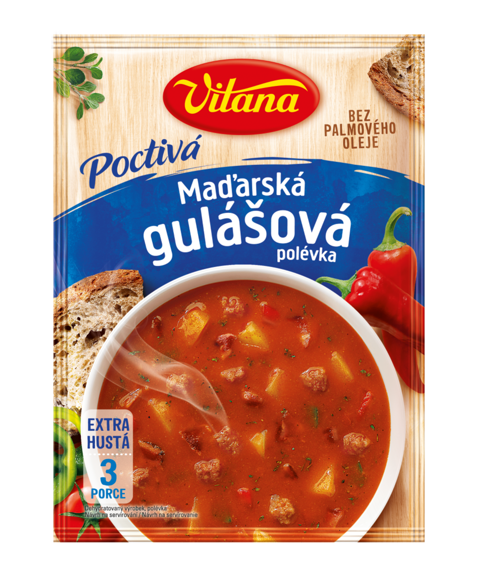 Poctivá maďarská gulášová polévka