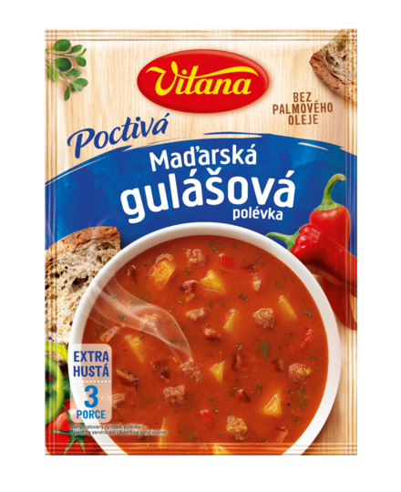 Poctivá maďarská gulášová polévka