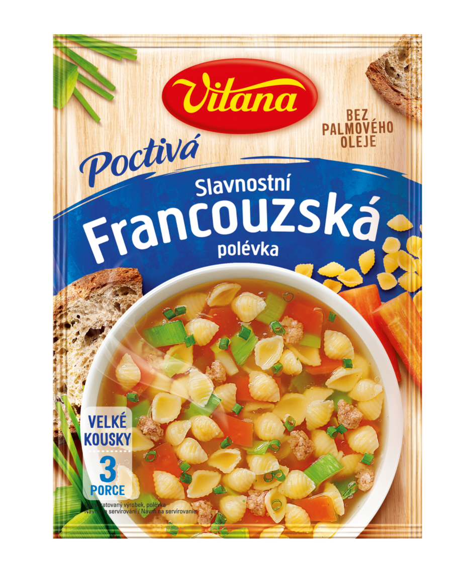 Poctivá francouzská slavnostní polévka