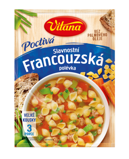 Poctivá francouzská slavnostní polévka