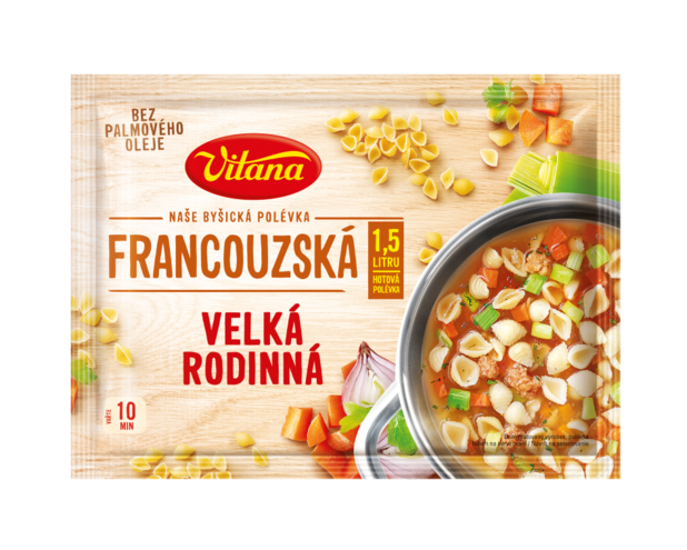 Velká rodinná francouzská polévka